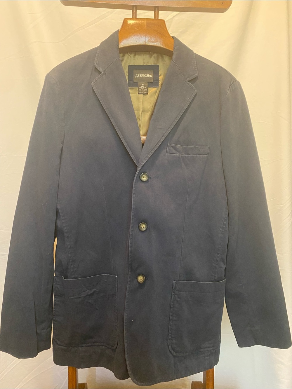 St. John's Bay Navy Single-Breasted Blazer